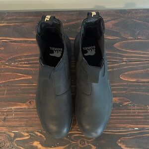 Sorel women’s Black Leather Ankle Boots